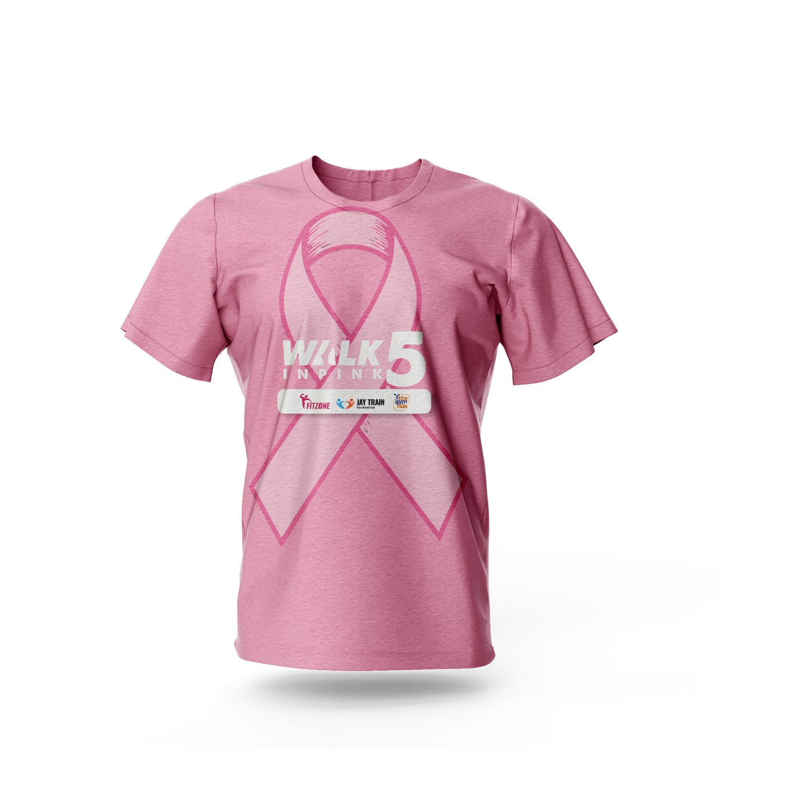 Walk In Pink 5.0 shirt in Baby Pink, front view